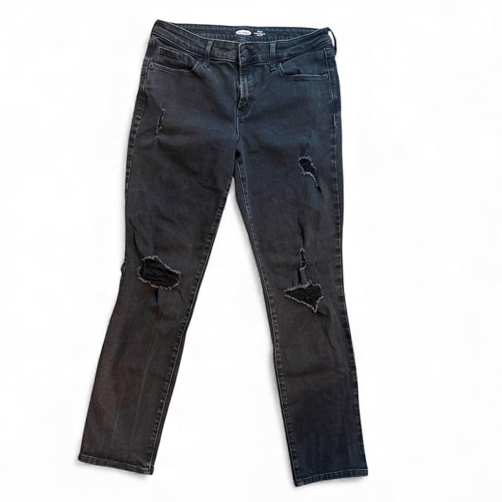 Old Navy Power Slim Straight Mid Rise Pants